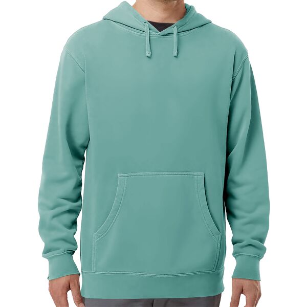 Midweight Pigment-Dyed Hooded Sweatshirt Thumbnail