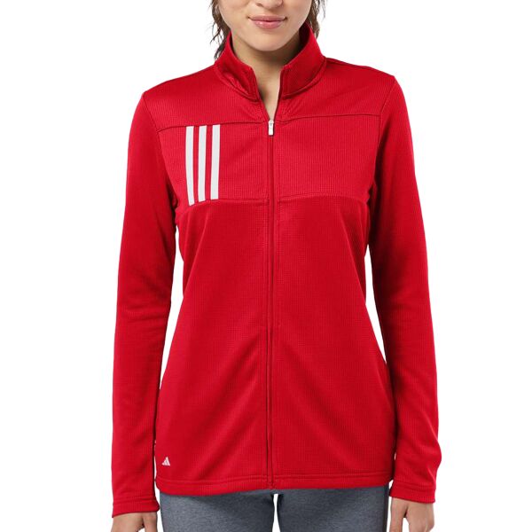 Women's 3-Stripes Double Knit Full-Zip Thumbnail
